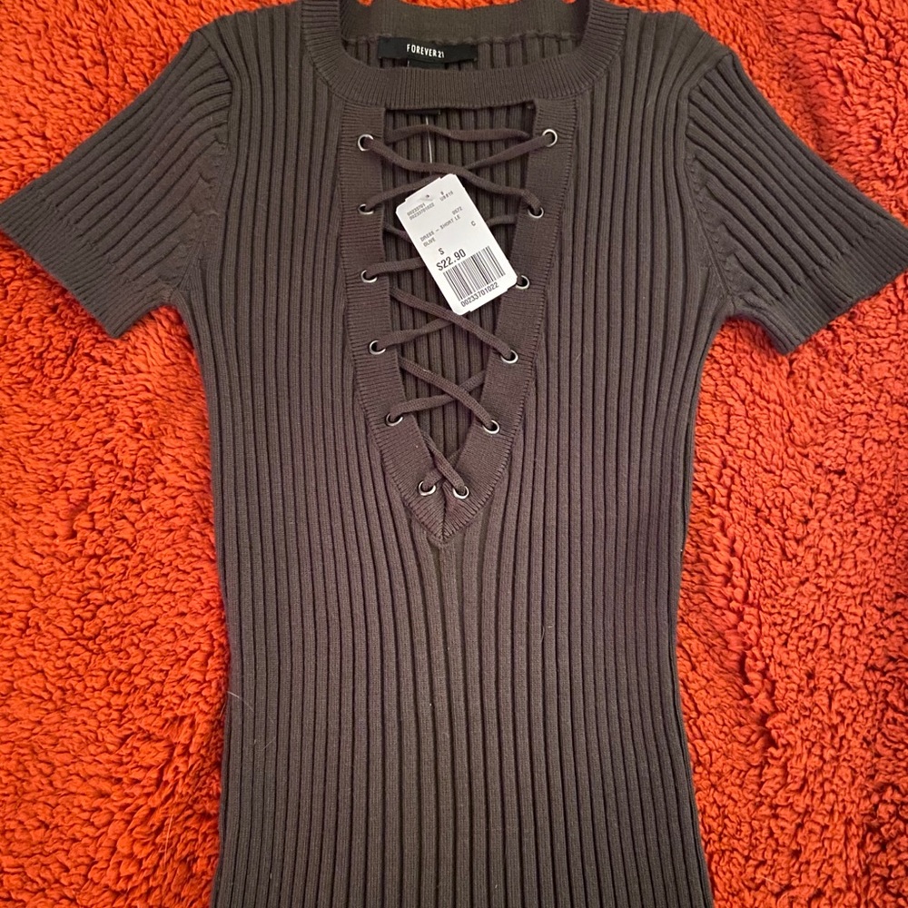 Forever 21 dark green dress